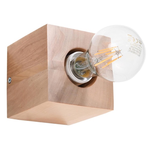 [SL.0676] Lampada da parete ARIZ in legno naturale