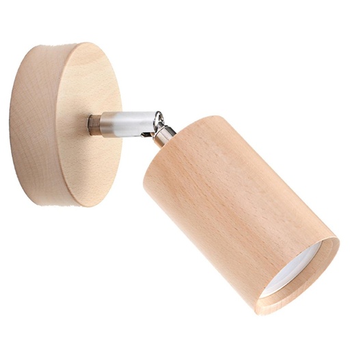 [SL.0701] Lampada da parete BERG in legno naturale