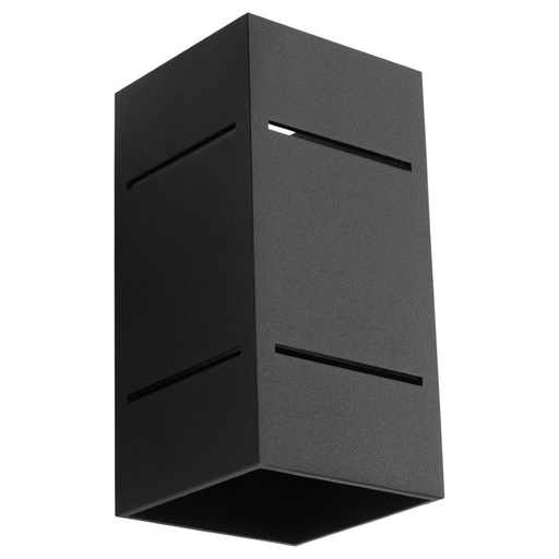 [SL.0478] Lampada da parete BLOCCO nero