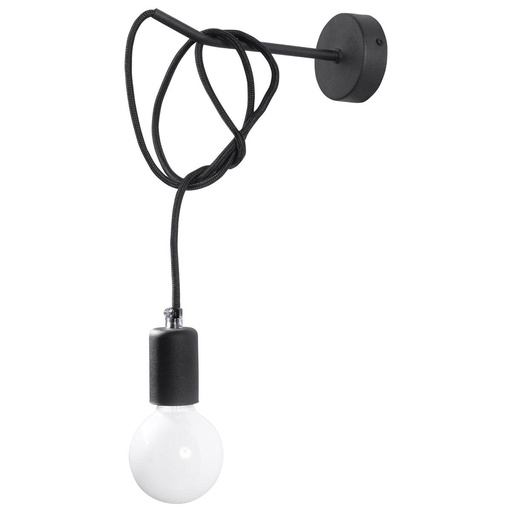 [SL.0373] Lampada da parete EDISON nero