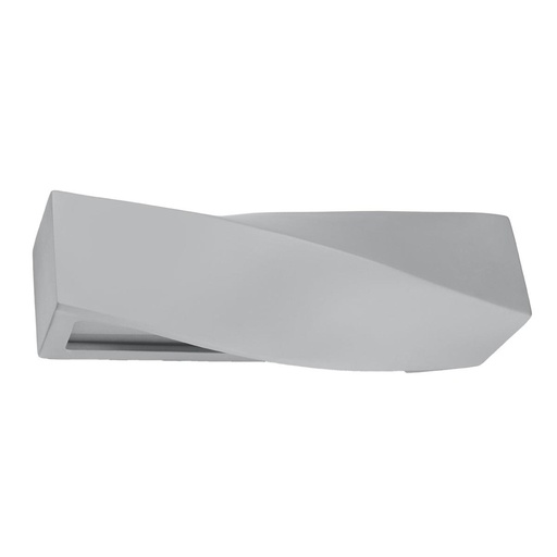 [SL.0869] Lampada da parete in ceramica SIGMA grigio