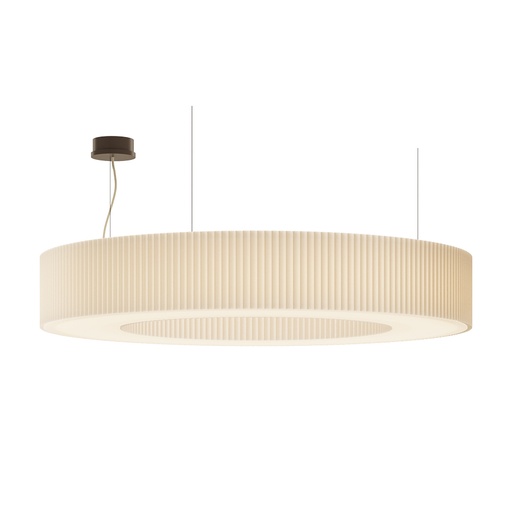 R1 BUDICCA Big Suspension Pleated Lampshade Exclusive Handmade in Italy