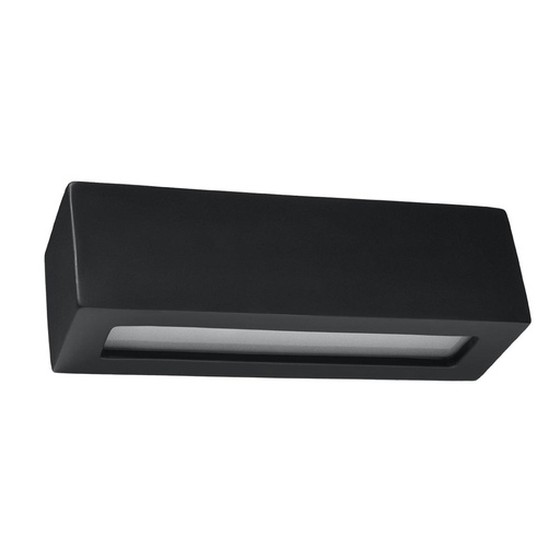 [SL.0878] Lampada da parete in ceramica VEGA nero
