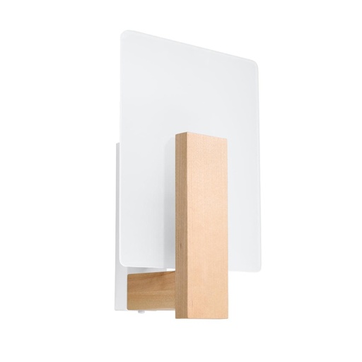 [SL.1094] Lampada da parete LAPPO in legno naturale