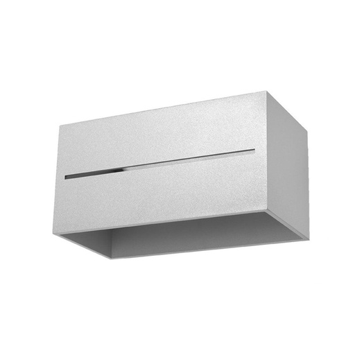 [SL.0529] Lampada da parete LOBO MAXI grigio