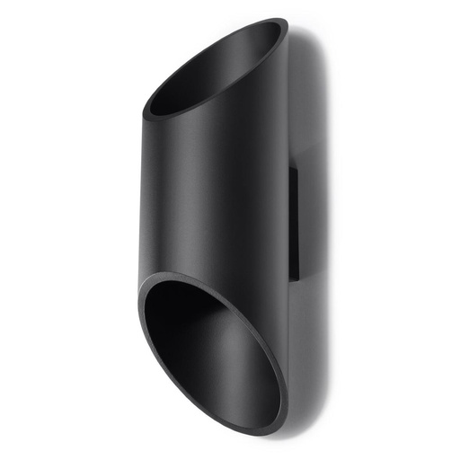 [SL.0114] PENNE 30 lampada da parete nera