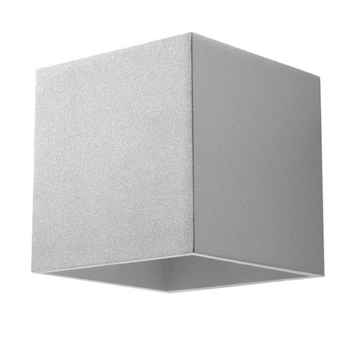 [SL.0058] QUAD 1 lampada da parete grigio