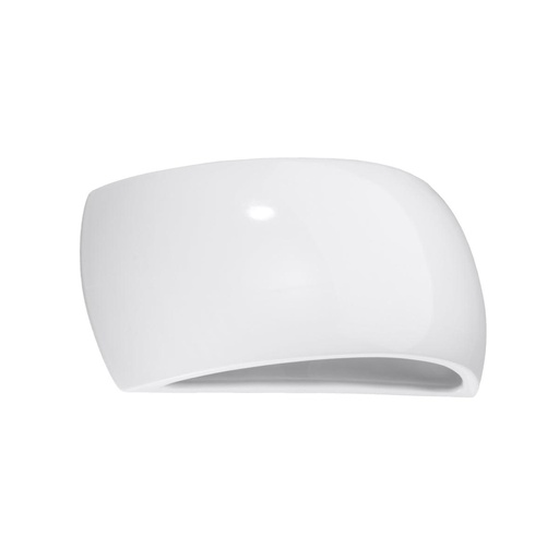 [SL.1025] Lampada da parete verniciata PONTIUS bianco lucido