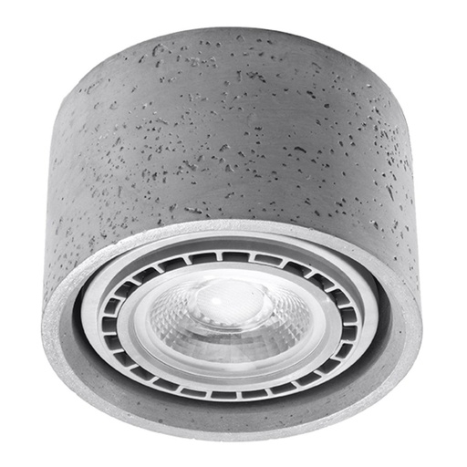[SL.0881] Lampada da soffitto BASIC 1 in cemento