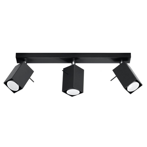 [SL.0101] MERIDA 3 plafoniera nera