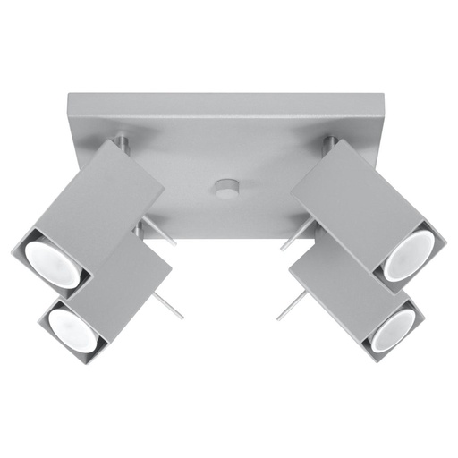 [SL.0458] Lampada da soffitto MERIDA 4 grigio