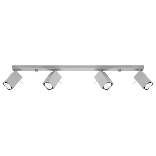 [SL.0461] Lampada da soffitto MERIDA 4L grigio