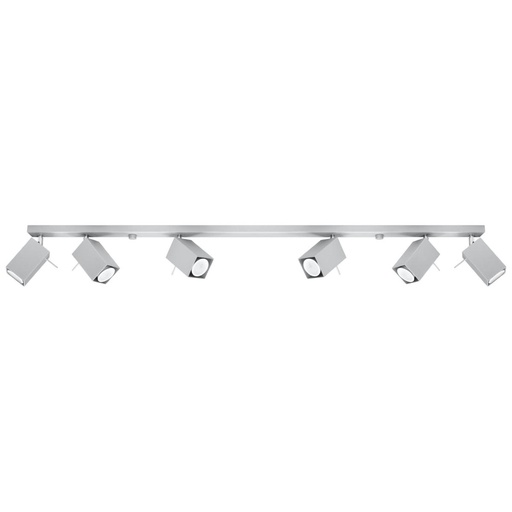 [SL.0462] Lampada da soffitto MERIDA 6L grigio