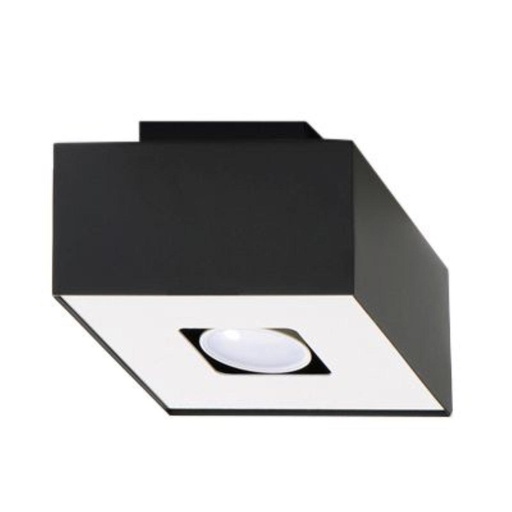 [SL.0070] MONO 1 plafoniera nera