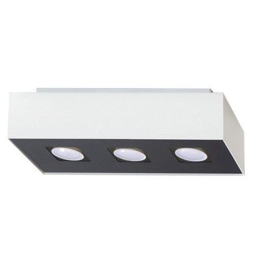 [SL.0068] MONO 3 plafoniera bianca