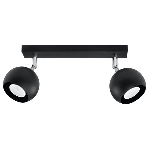 [SL.0444] Lampada da soffitto OCULARE 2 nero