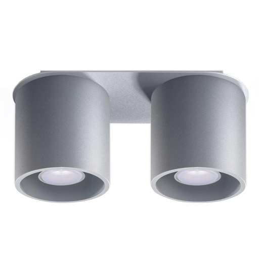 [SL.0055] ORBIS 2 plafoniera grigia