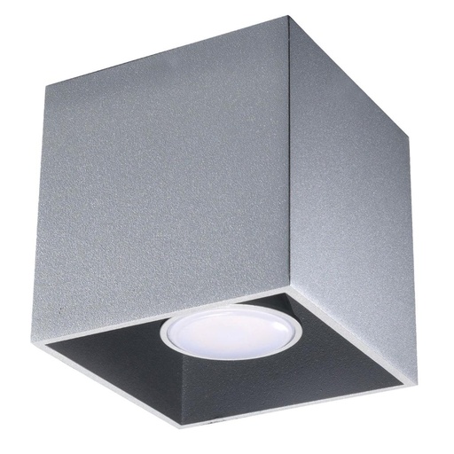 [SL.0024] QUAD 1 plafoniera grigia