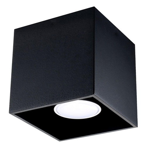 [SL.0022] QUAD 1 plafoniera nera
