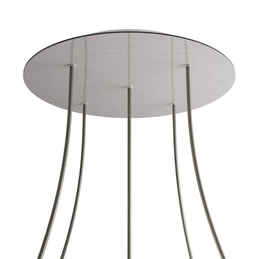 [8057730861656] Rosone XXL Rose-One rotondo, diametro 400 mm con 5 fori e 4 fori