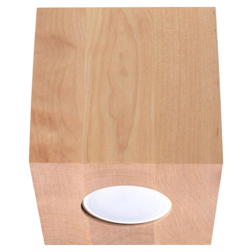 [SL.0493] Lampada da soffitto QUAD in legno naturale