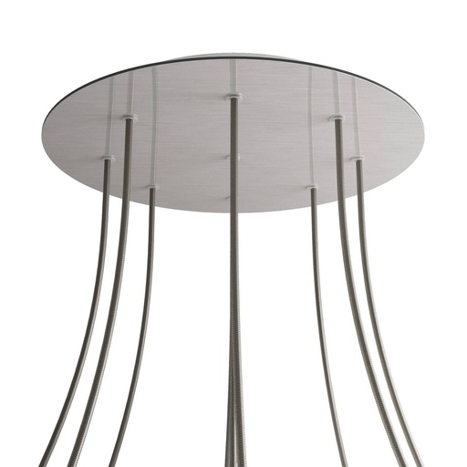 [8057730861779] Rosone XXL Rose-One rotondo, diametro 400 mm con 9 fori e 4 fori
