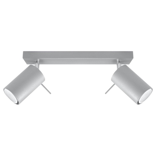 [SL.0450] Lampada da soffitto RING 2 grigio