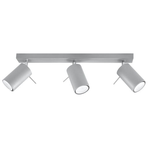 [SL.0451] Lampada da soffitto RING 3 grigio