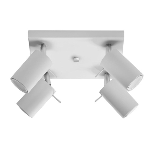 [SL.0090] RING 4 plafoniera bianca