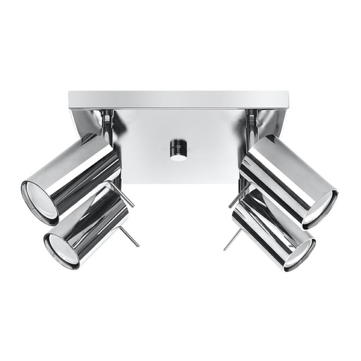 [SL.0730] Lampada da soffitto RING 4 cromo