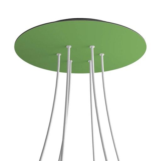 [8050997071851] Rosone XXL Rose-One rotondo, diametro 400 mm con 6 fori e 4 fori