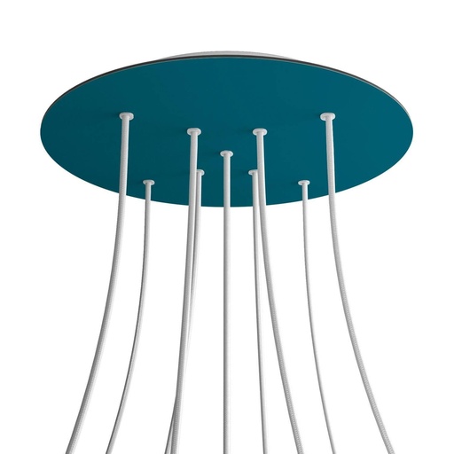 [8050997074647] Rosone XXL Rose-One rotondo, diametro 400 mm con 9 fori a X e 4 fori