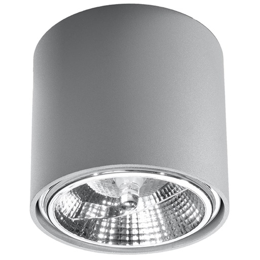 [SL.0696] Lampada da soffitto TIUBE grigio