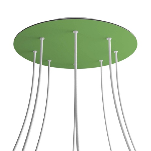 [8050997075088] Rosone XXL Rose-One rotondo, diametro 400 mm con 8 fori e 4 fori