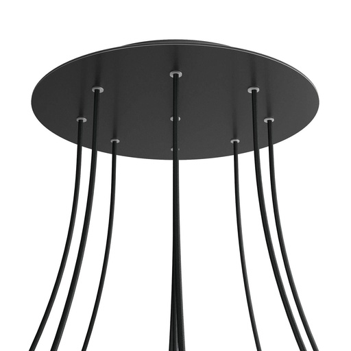 [8050997076115] Rosone XXL Rose-One rotondo, diametro 400 mm con 9 fori e 4 fori