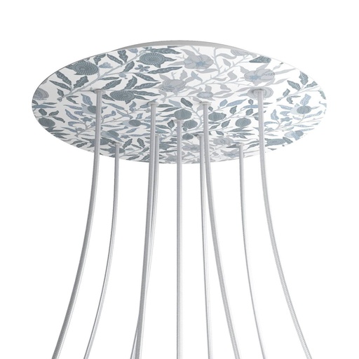 [8057730846509] Rose-One XXL rosette round, diameter 400 mm with 9 X and 4 holes