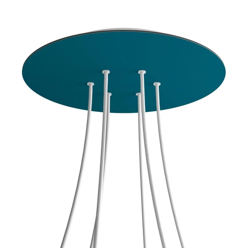 [8050997074616] Rosone XXL Rose-One rotondo, diametro 400 mm con 6 fori e 4 fori