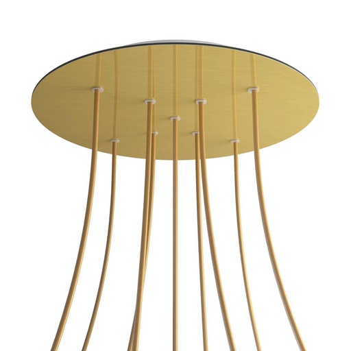 [8057730861786] Rosone XXL Rose-One rotondo, diametro 400 mm con 9 fori a X e 4 fori