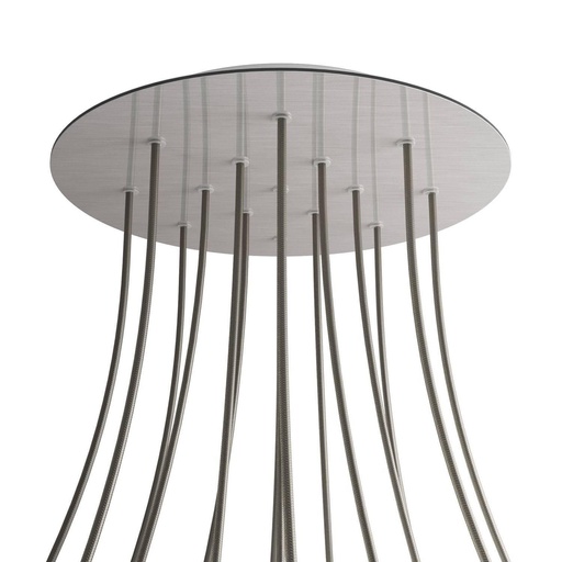 [8057730861922] Rosone XXL Rose-One rotondo, diametro 400 mm con 15 fori e 4 fori