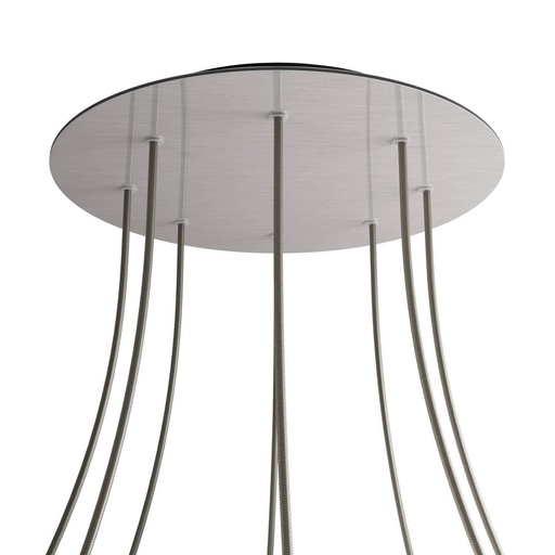 [8050997078867] Rosone XXL Rose-One rotondo, diametro 400 mm con 8 fori e 4 fori