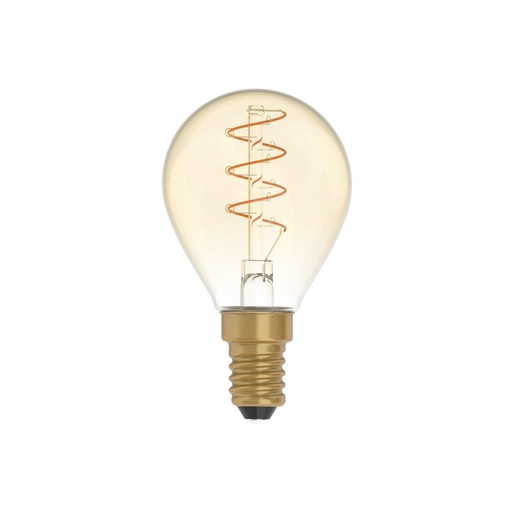 [8057971910106] Lampadina LED Dorata Carbon Line filamento a spirale Mini Globo G45