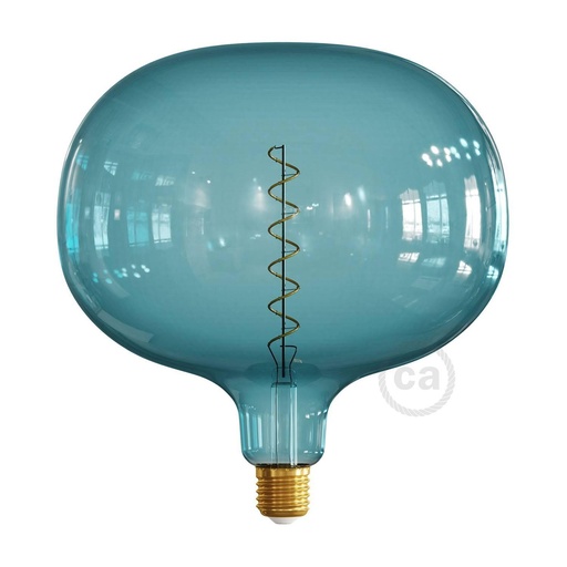[8057730817172] Lampadina LED Ocean Blue XXL Cobble linea Pastel  filamento a