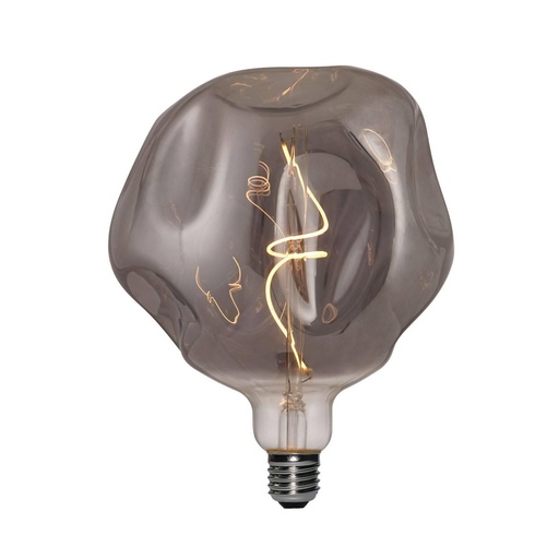 [8055681814318] Lampadina LED Smoky Bumped Globo G180 filamento a Spirale 5W 110Lm