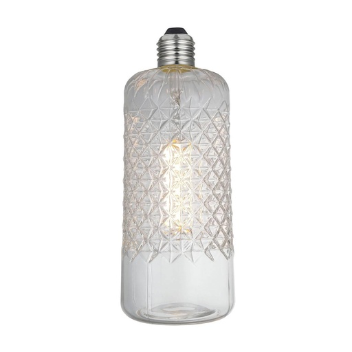 [8055681815469] Lampadina LED Trasparente Demetra Linea Crystal 6W 600Lm E27 2700K