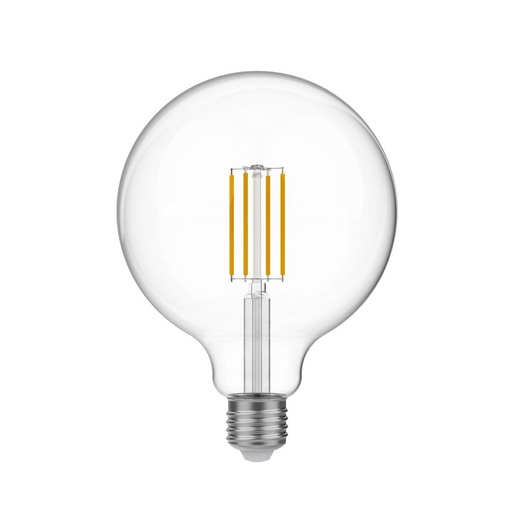 [8050997700171] LED Bulb Transparent Globe G125 7W 806Lm E27 3500K Dimmable