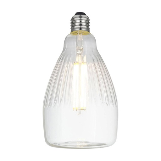 [8055681815513] LED Clear Bulb Rea Linea Crystal 6W 600Lm E27 2700K