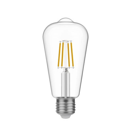 [8050997700027] LED Bulb Transparent Edison ST64 4W 470Lm E27 2700K - E03