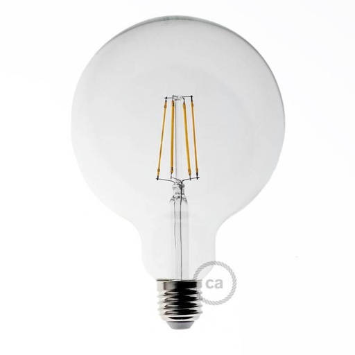 [8055681812987] LED Bulb Transparent Globe 7W 806Lm E27 2700K