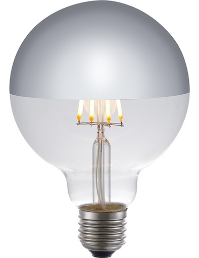 LED E27 Filament Globe Top Mirror, L279029012