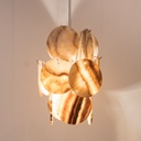 Pendant Lamp - Alabaster - S - Amber - Zenza